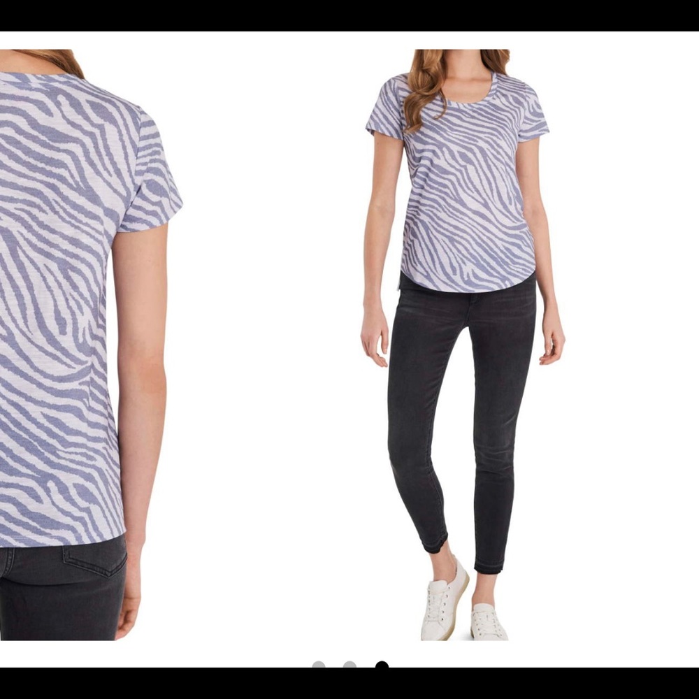 Vince Camuto Zebra Top